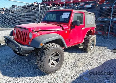 2016 Jeep Wrangler Sport from USA, damaged, VIN 1C4AJWAG7GL157520